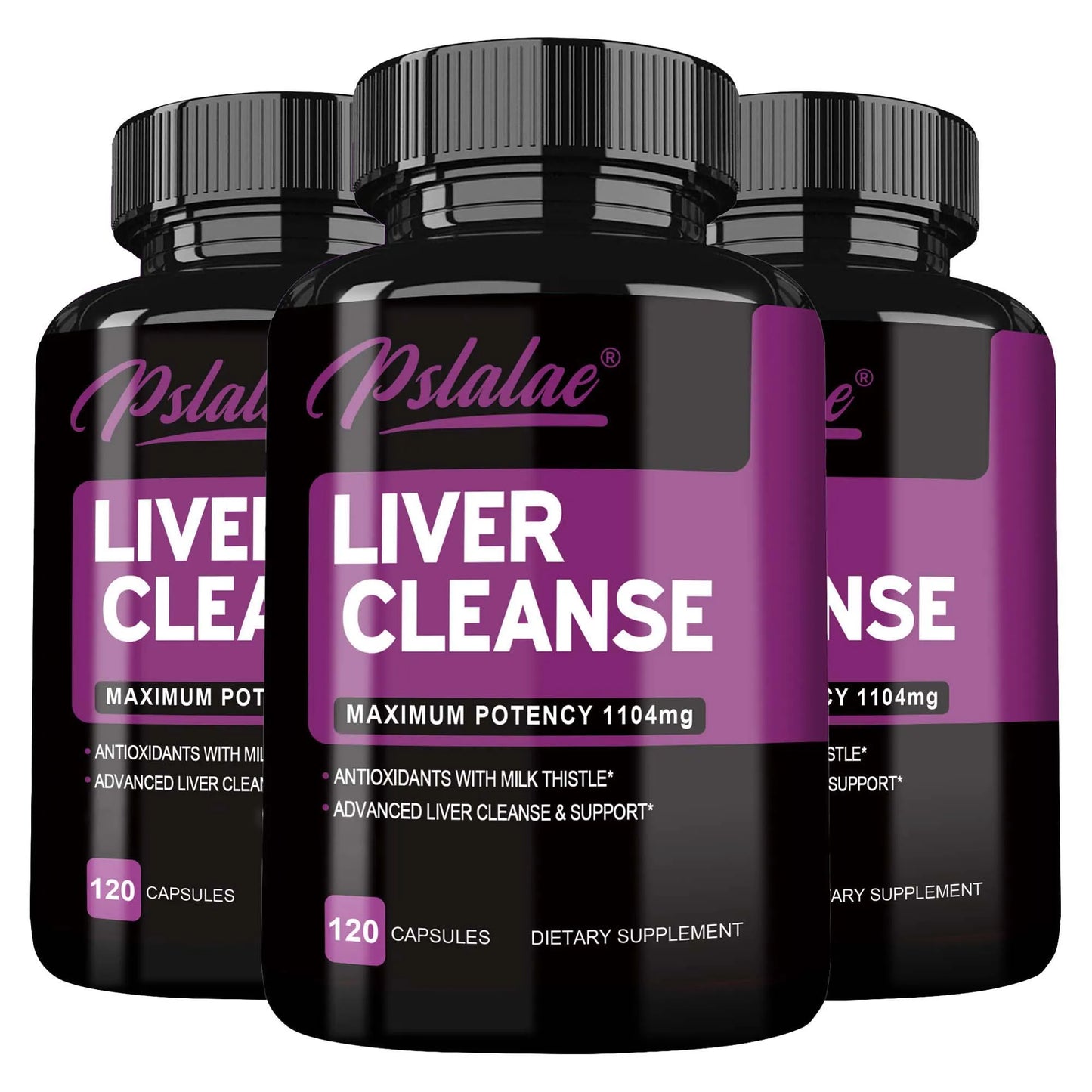 PslalaeCharge Liver Cleanse Detox Supplement with Artichoke Berberine Turmeric