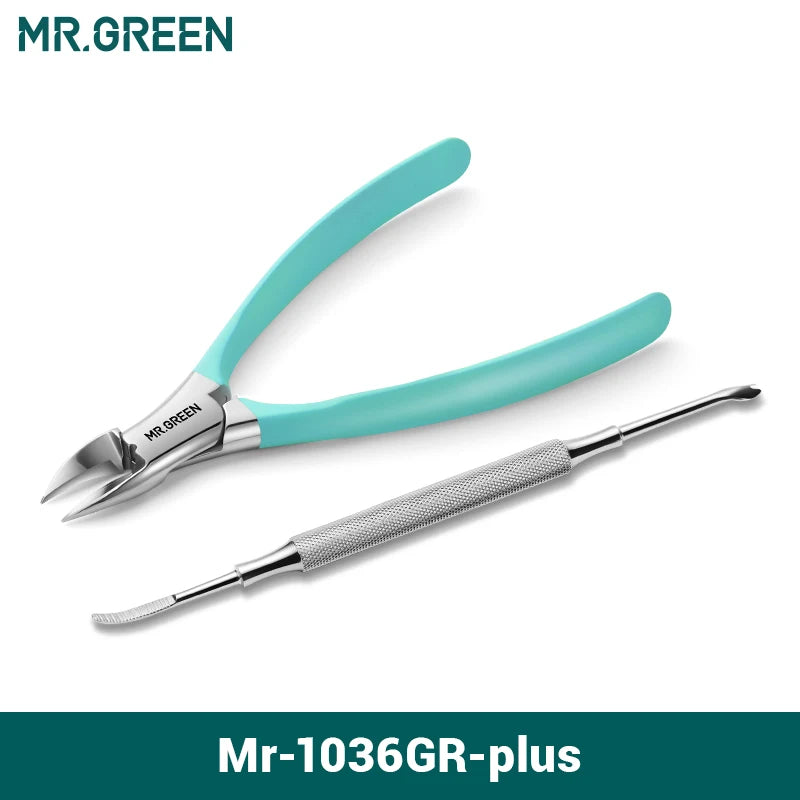 MR Green Ingrown Nail Clippers Stainless Steel Pedicure Tool