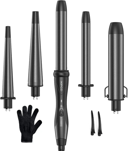 Professional Curling Iron 5 In 1 Hair Tool Ceramic Barrel