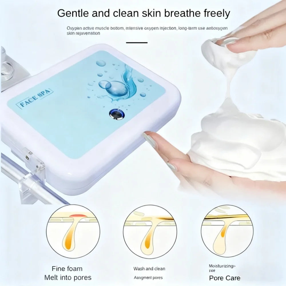 VamsLuna Magic Oxygen Bubble Beauty Instrument For Deep Cleansing Whitening