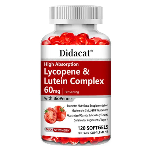 Didacat Lycopene Lutein Capsules for Prostate Urinary and Eye Health