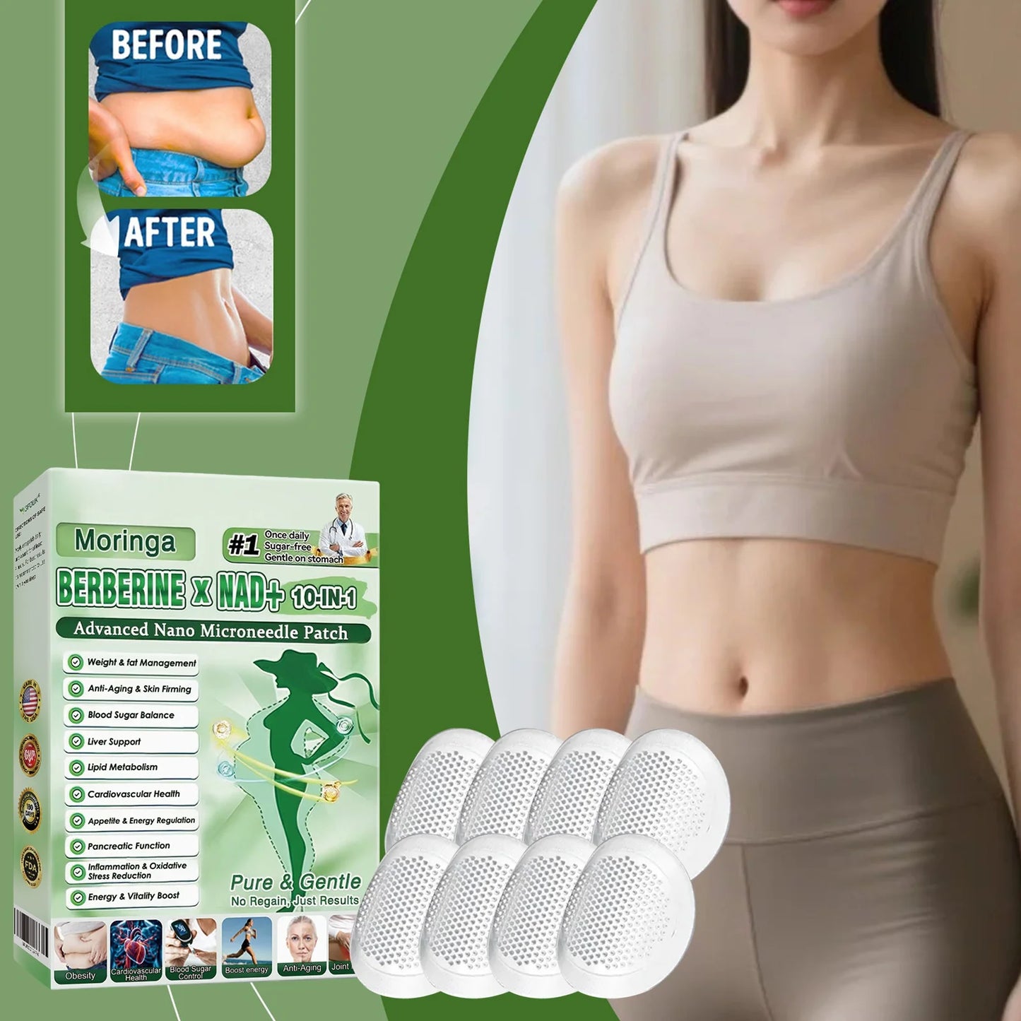 Slimming Patches For Skin Health And Rejuvenation Of Pores