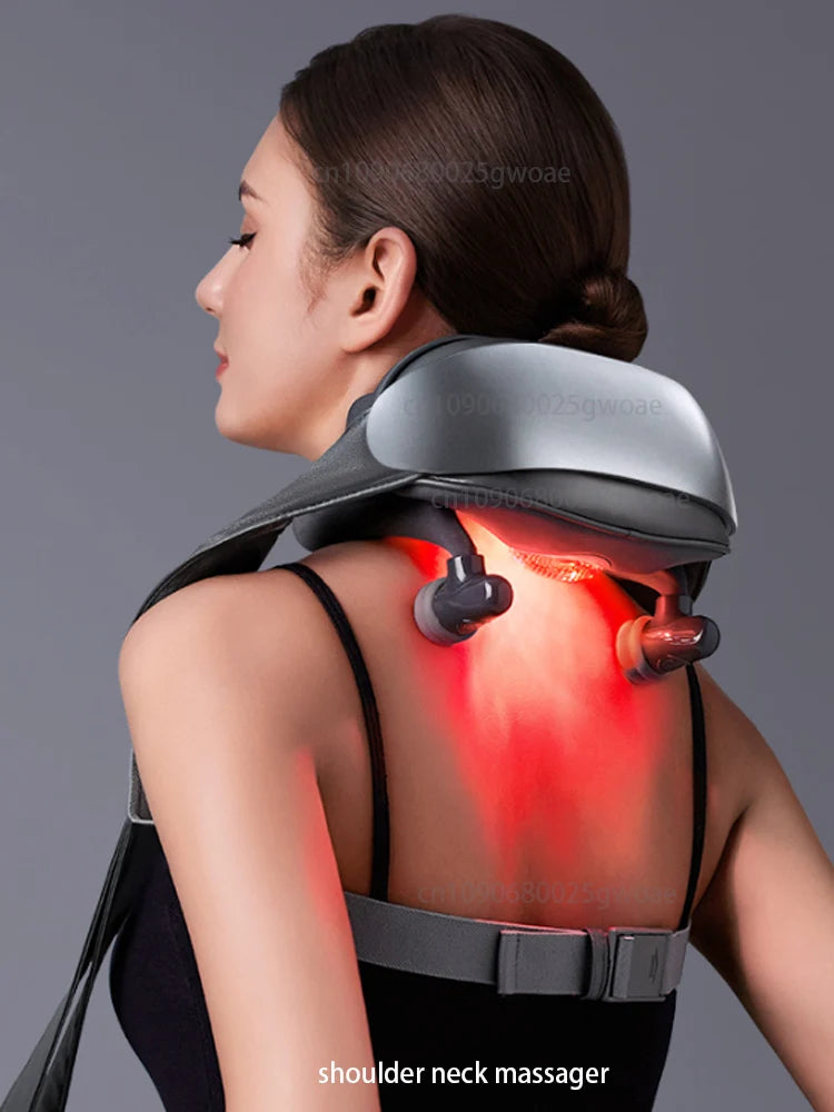 Neck and Shoulder Massager With Heat For Deep Tissue Relief