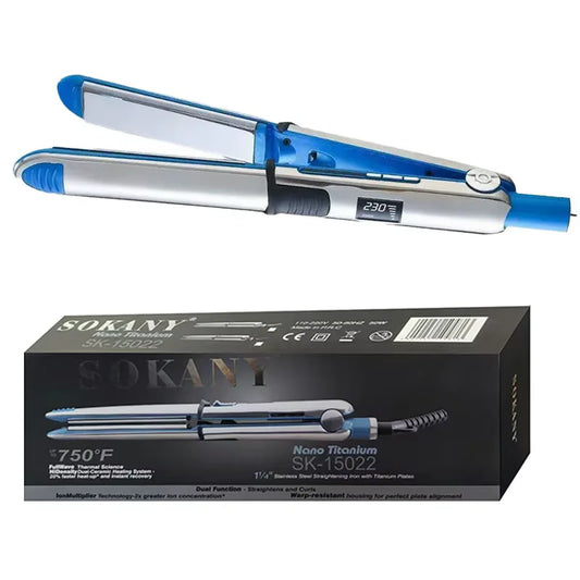 Sokany 750F Stainless Hair Straightener For All Hair Types