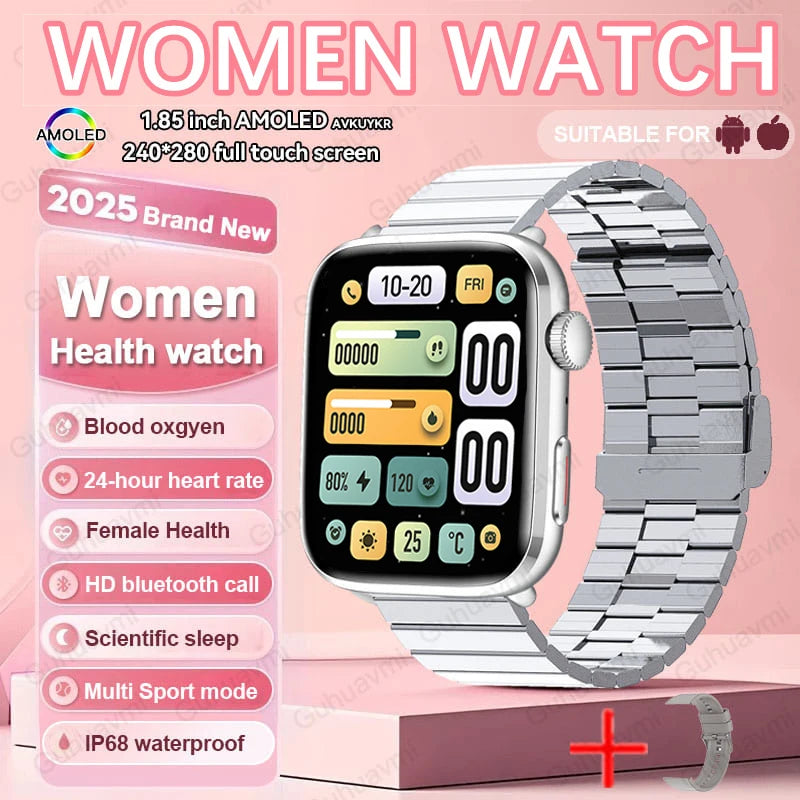 AI Smart Diagnosis Watch HRV PPG Blood Pressure Health Monitor