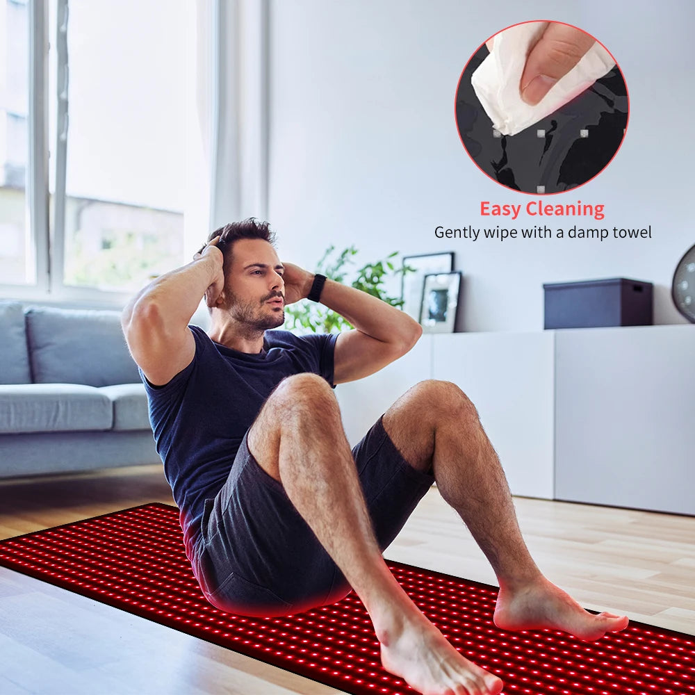Red Light Therapy Full Body Mat LED Beads Relaxation Pad