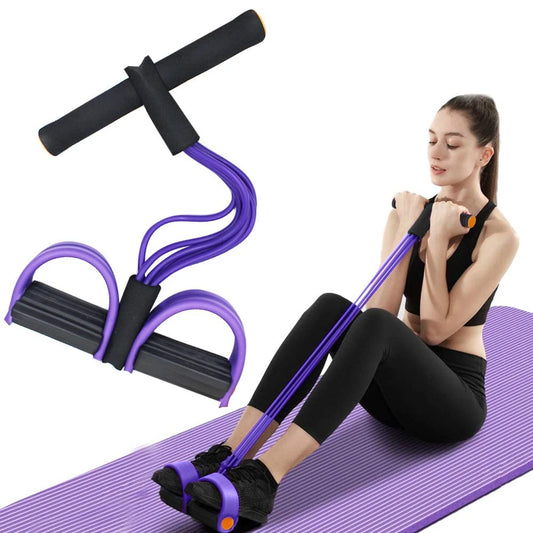 Six-Tube Resistance Band Tension Rope For Full Body Workout