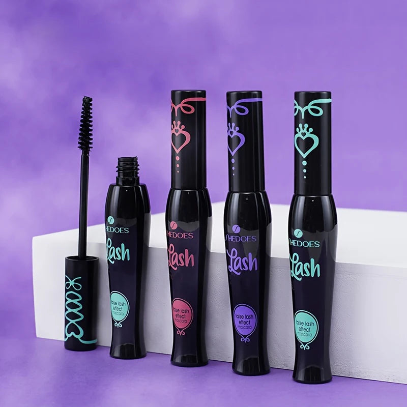 Waterproof eye black, durable formula, not easy to smudge, thick curl, suitable for Halloween makeup, containing plant squalane