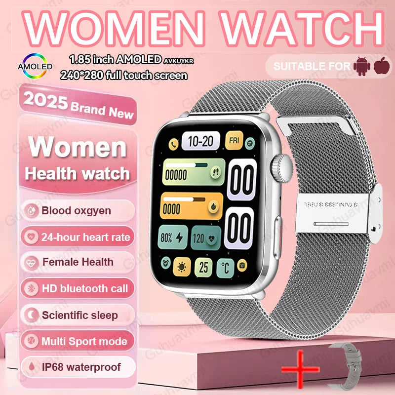 AI Smart Diagnosis Watch HRV PPG Blood Pressure Health Monitor