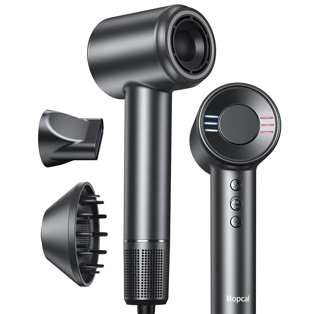 Totmizby Electric Hair Dryer 120000RPM Brushless Negative Ions 1600W