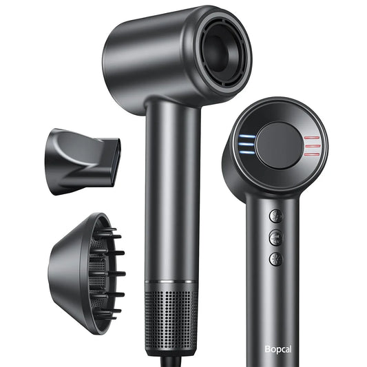 Totmizby Electric Hair Dryer 120000RPM Brushless Negative Ions 1600W