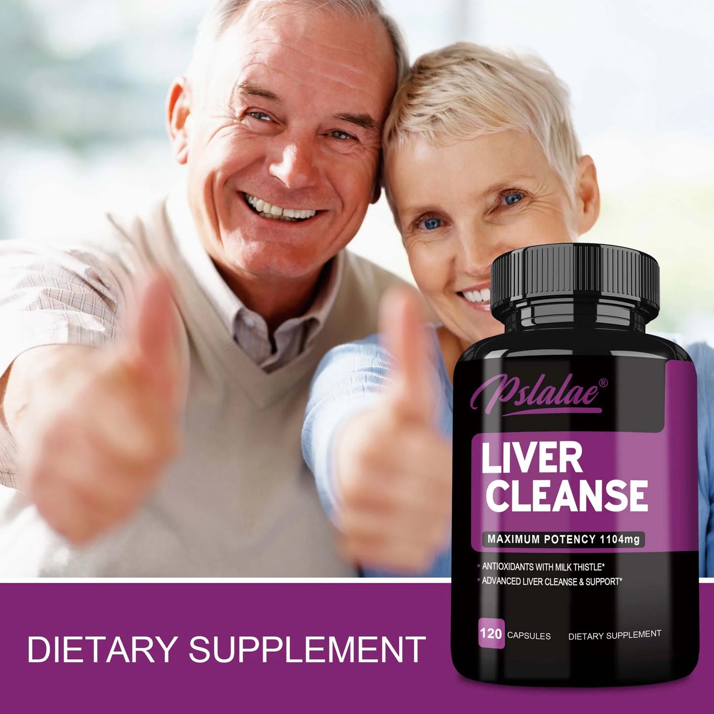 PslalaeCharge Liver Cleanse Detox Supplement with Artichoke Berberine Turmeric