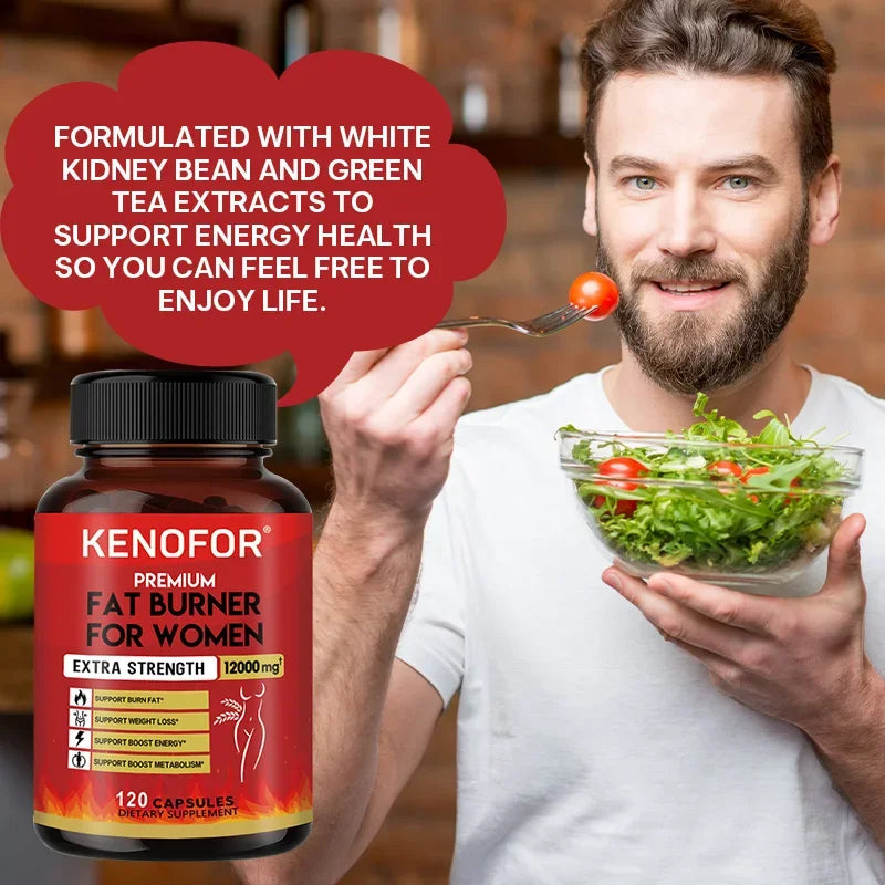 Kenofor Fat Burner Supports Metabolism And Weight Management 120 Capsules