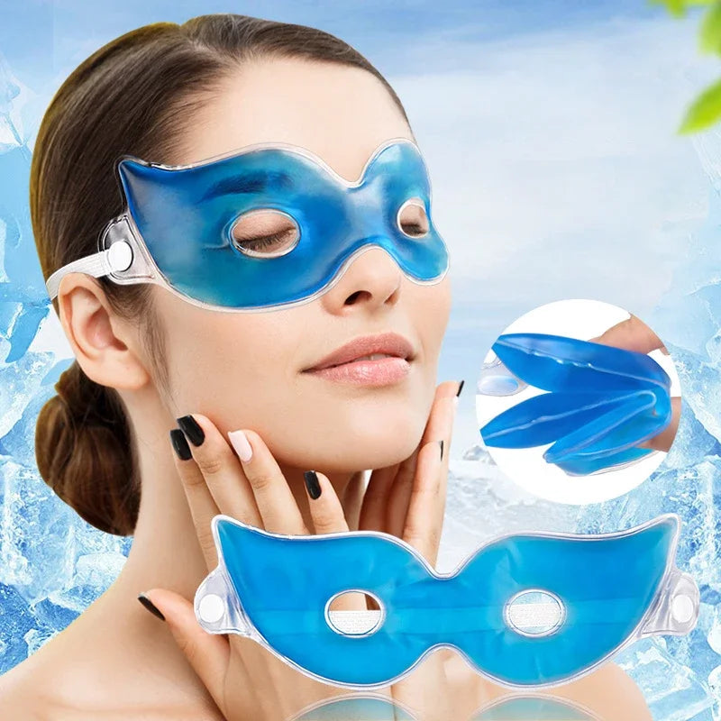 Ice Gel Eye Mask Reusable For Cooling And Eye Relief