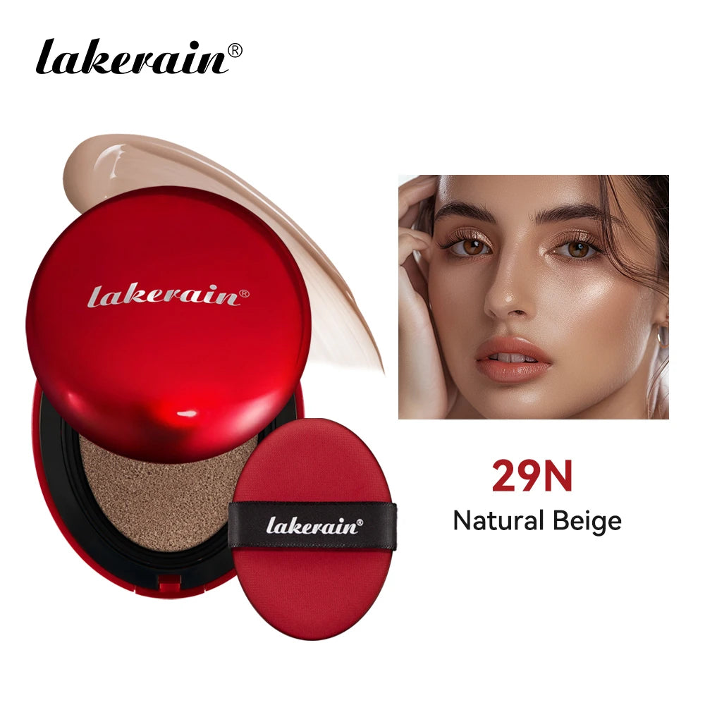Lakerain Super Cushion Foundation Waterproof Long Lasting Brightening