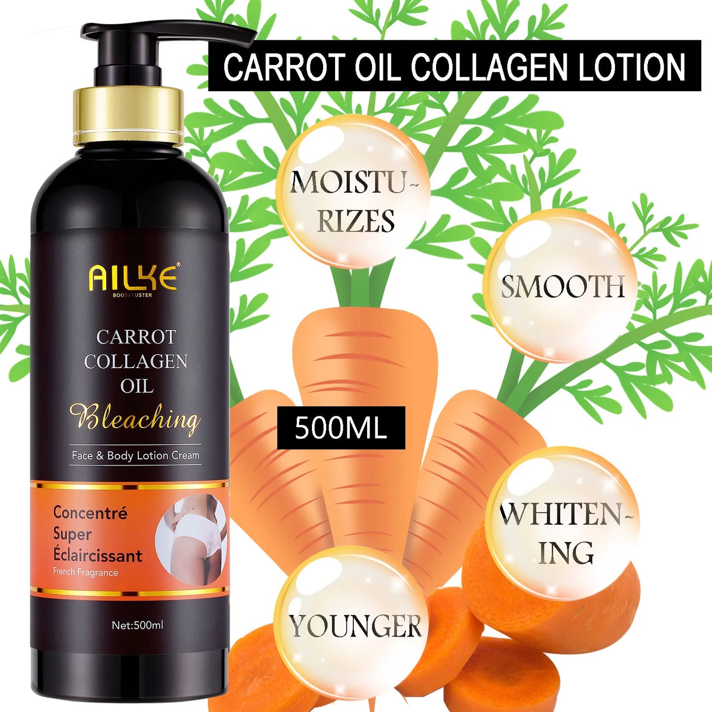 AILKE Collagen 5in1 Skin Care Kit For Face And Body