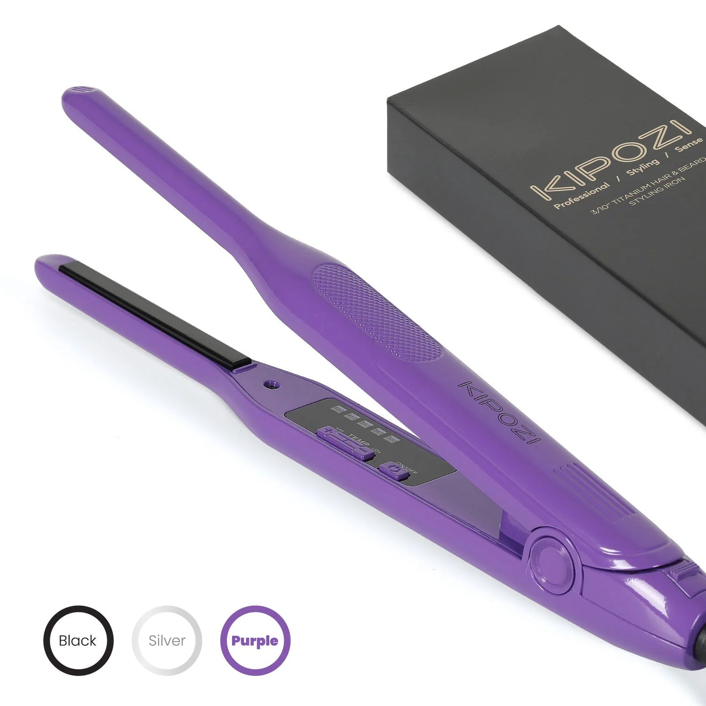 KIPOZI Titanium Hair Straightener Dual Voltage Flat Iron