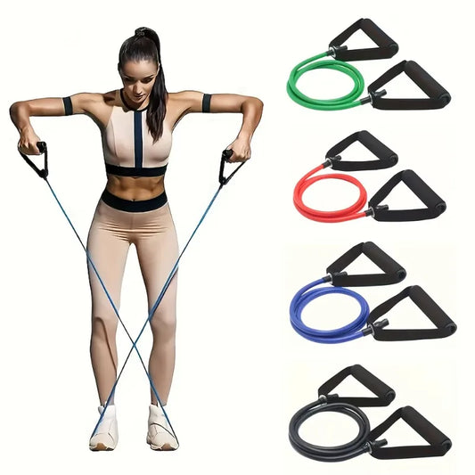 AEHOME Home Gym Resistance Band Set With 4 Levels Accessories