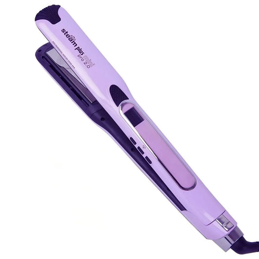 LIXIU Steam Hair Straightener With Titanium Plate For Frizz Control
