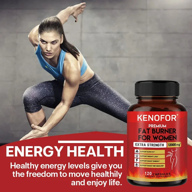 Kenofor Fat Burner Supports Metabolism And Weight Management 120 Capsules