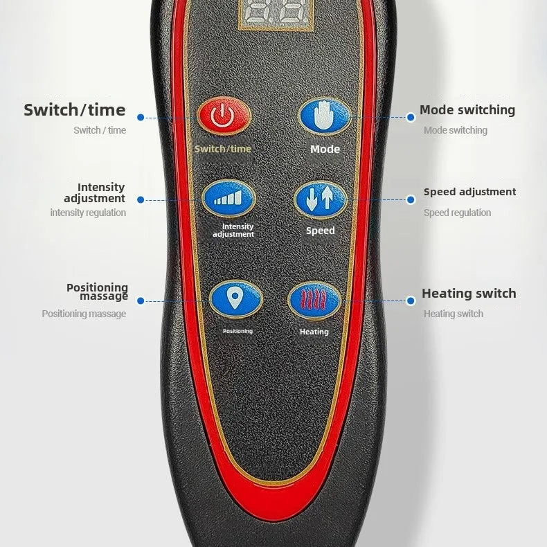 JAIYORL Multifunctional Lumbar Traction Massage Full Body Mattress Cushion