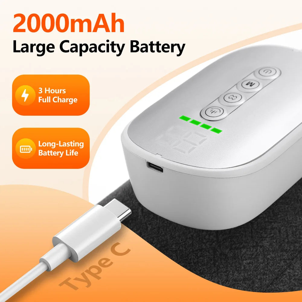4-speed Hot Compress Airbag, 4-speed, 8-speed Force Calf Massager, 2000mAh Electric Leg Beauty Device for Health Care