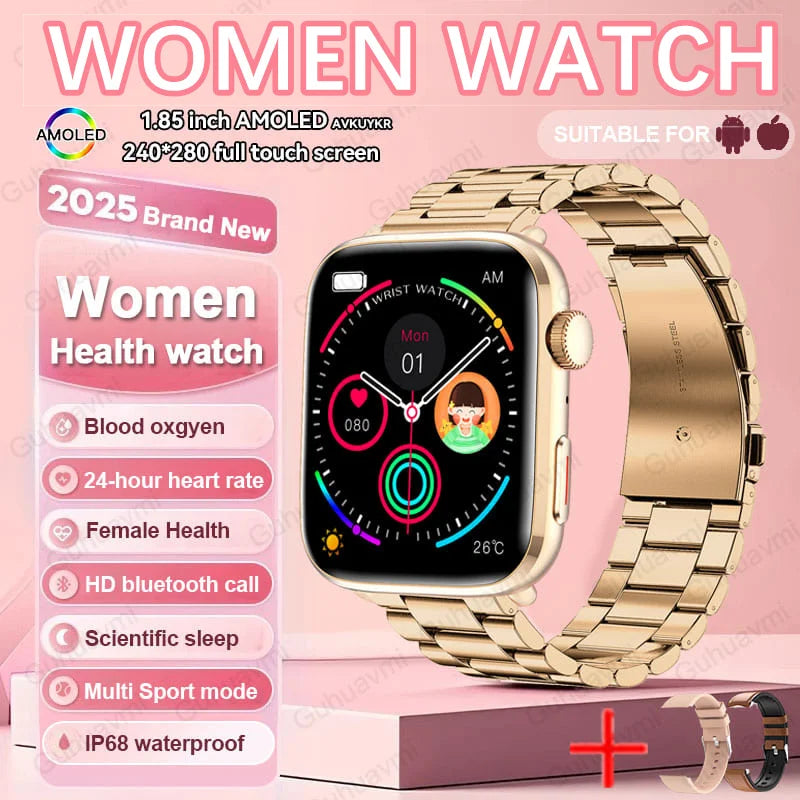AI Smart Diagnosis Watch HRV PPG Blood Pressure Health Monitor