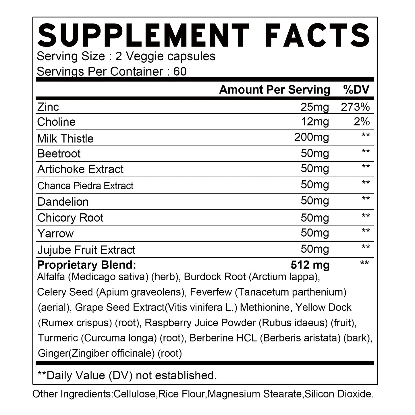 PslalaeCharge Liver Cleanse Detox Supplement with Artichoke Berberine Turmeric