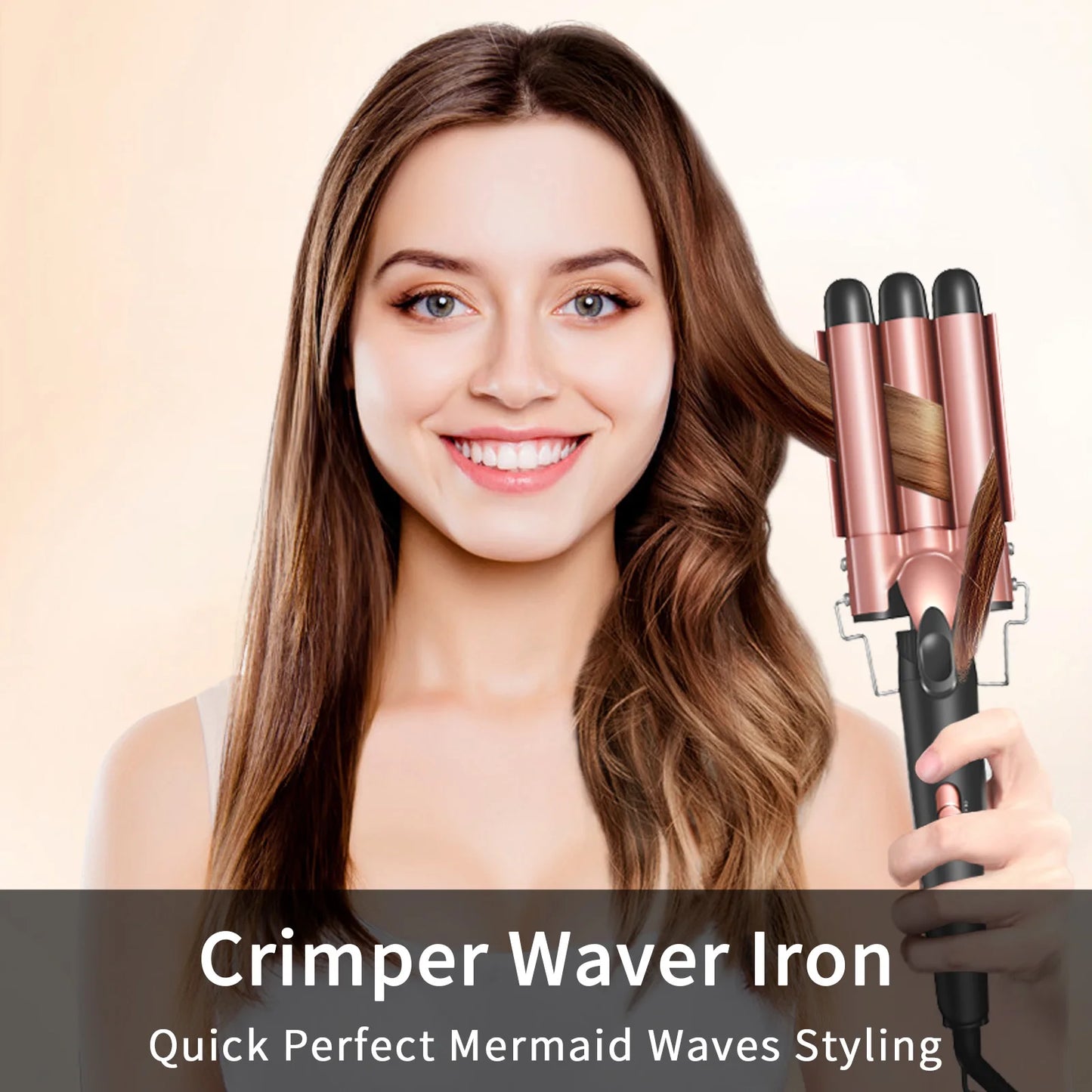 HAOYUNMA 5 In 1 Hair Waver And 3 Barrel CurlingIron
