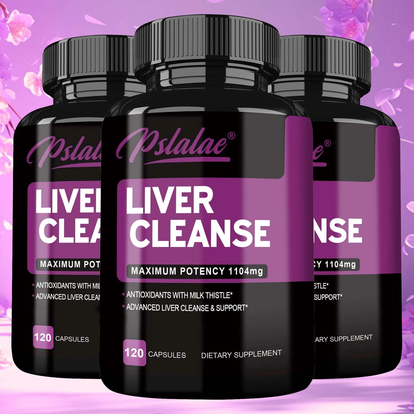 PslalaeCharge Liver Cleanse Detox Supplement with Artichoke Berberine Turmeric
