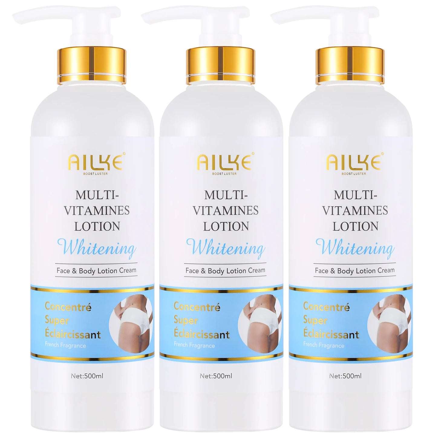 AILKE Multi-Vitamin Body Lotion Whitening Dark Spots and Hyperpigmentation