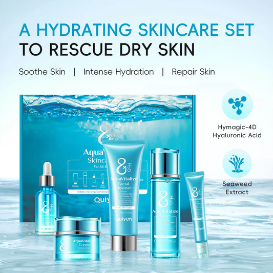 LAIKOU AquaVitalize 8X Hydration Skincare Set 5Pc Deep Hydration Kit