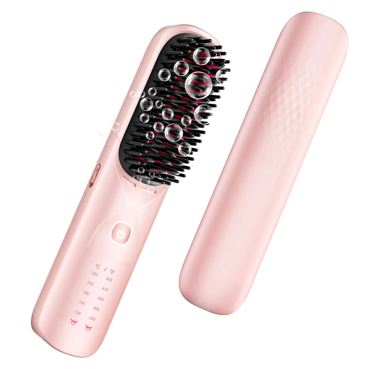 BOPCAL Cordless 2 In 1 Hair Comb Curler 10000mAh Battery