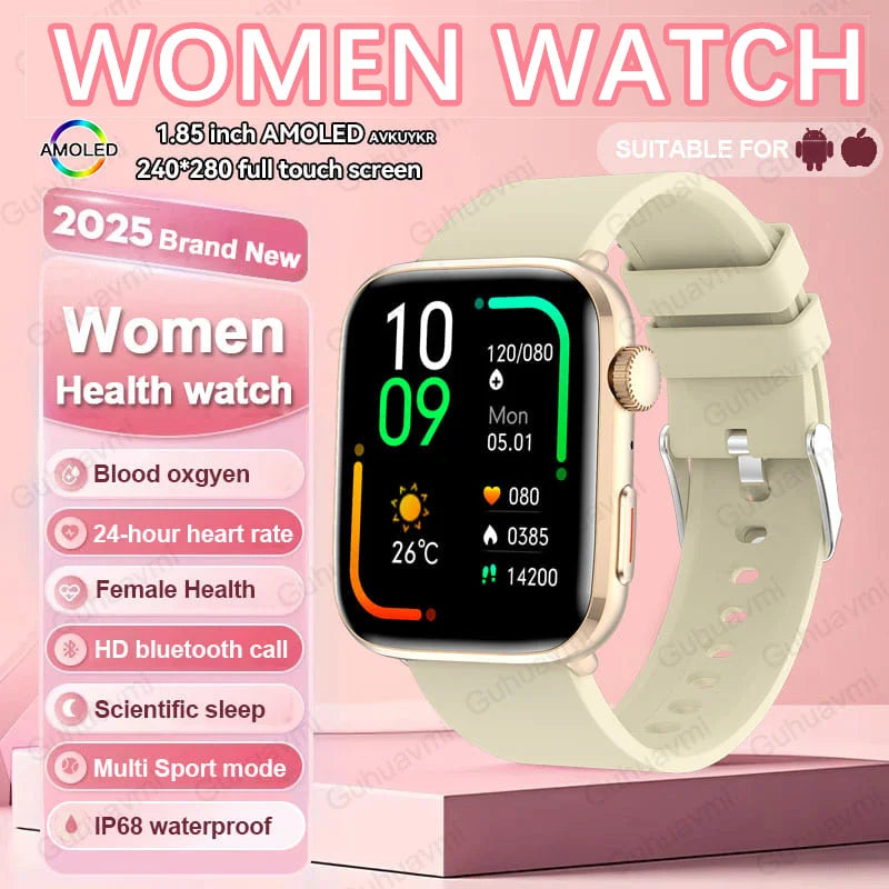 AI Smart Diagnosis Watch HRV PPG Blood Pressure Health Monitor