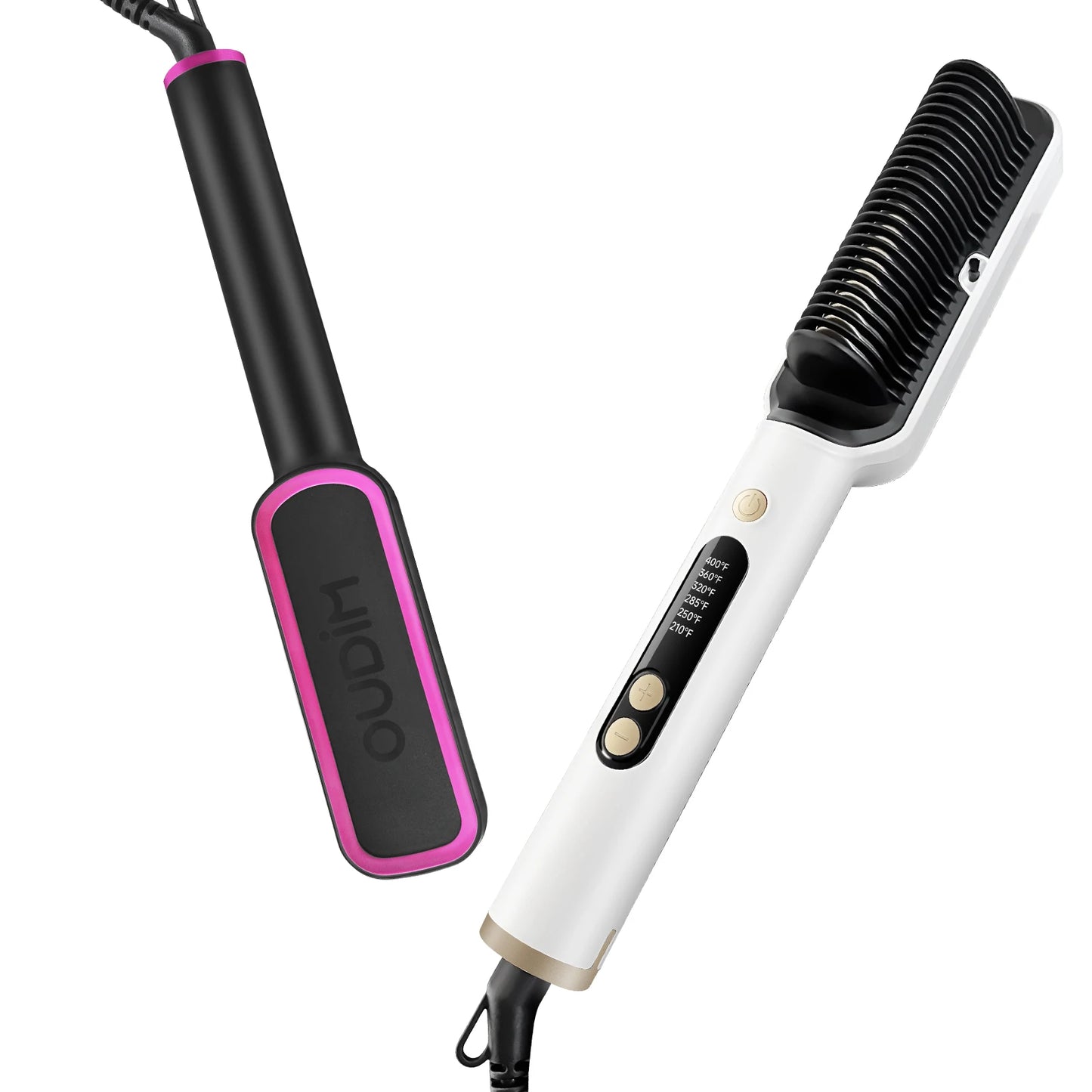 Oudim Hair Straightener Brush With Six Temperature Settings