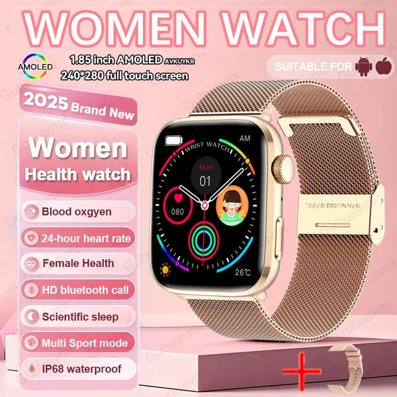 AI Smart Diagnosis Watch HRV PPG Blood Pressure Health Monitor