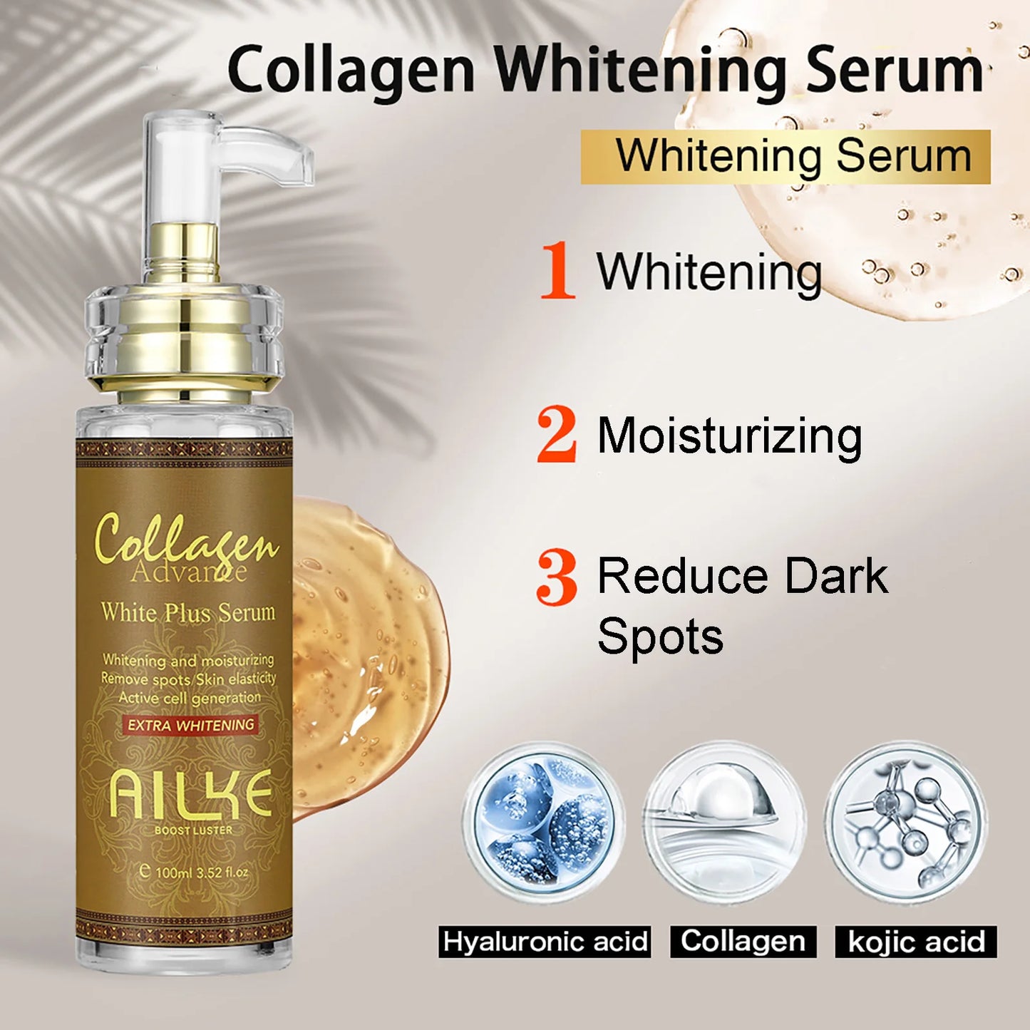 AILKE Hydrating and Brightening Serum For Dark Spots and Wrinkles