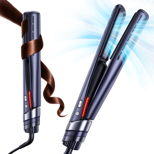 BOPCAL 3 In 1 Cold Air Hair Straightener Curler Ion