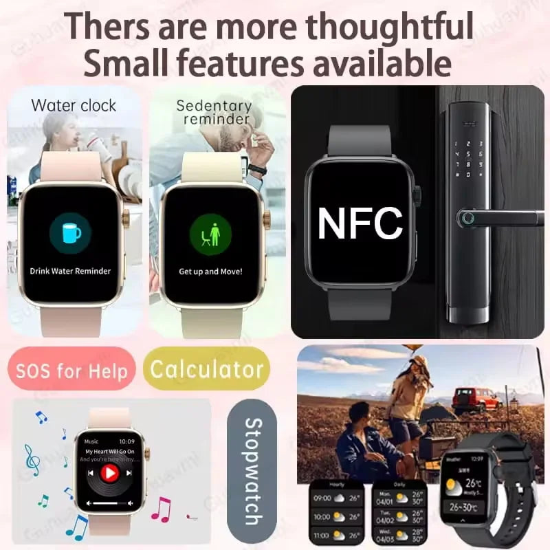 AI Smart Diagnosis Watch HRV PPG Blood Pressure Health Monitor