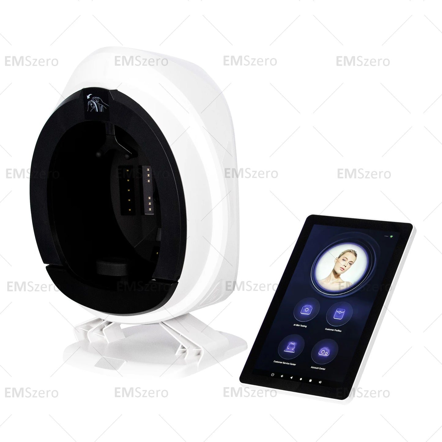 3D Facial Skin Analyzer Machine With 8 Light Spectrum Scanner