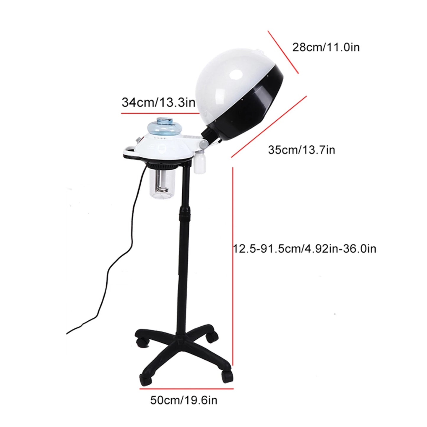Spa Hair Steamer for Salon Treatments and Conditioning