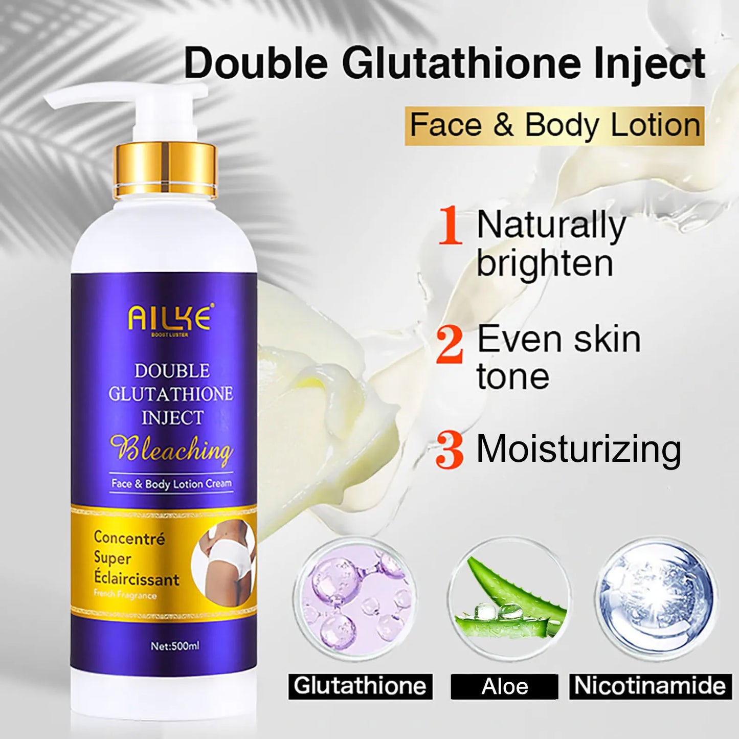 AILKE Glutathione 5 In 1 Skin Care Kit For Brightening