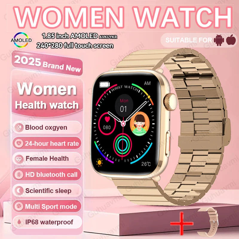 AI Smart Diagnosis Watch HRV PPG Blood Pressure Health Monitor