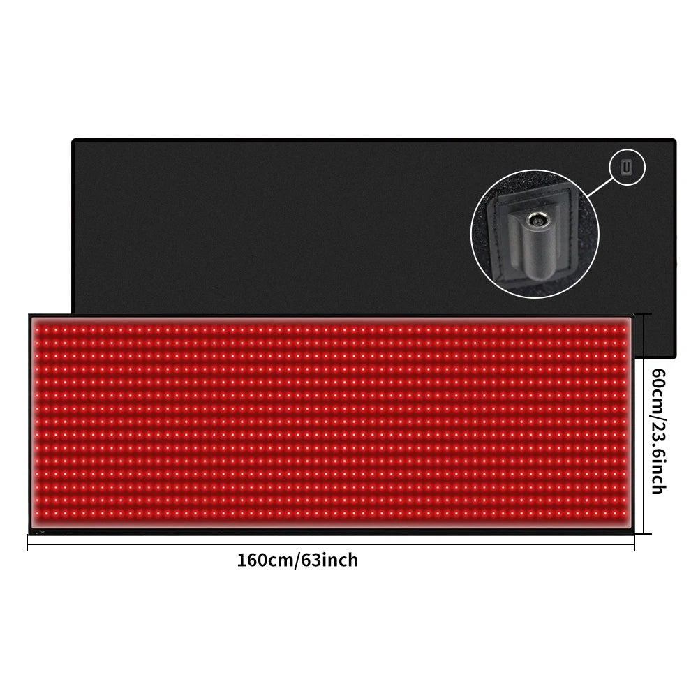 Red Light Therapy Full Body Mat LED Beads Relaxation Pad