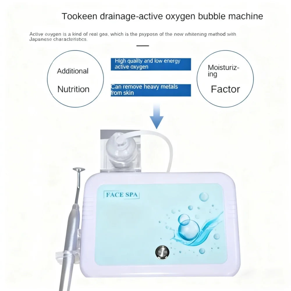 VamsLuna Magic Oxygen Bubble Beauty Instrument For Deep Cleansing Whitening