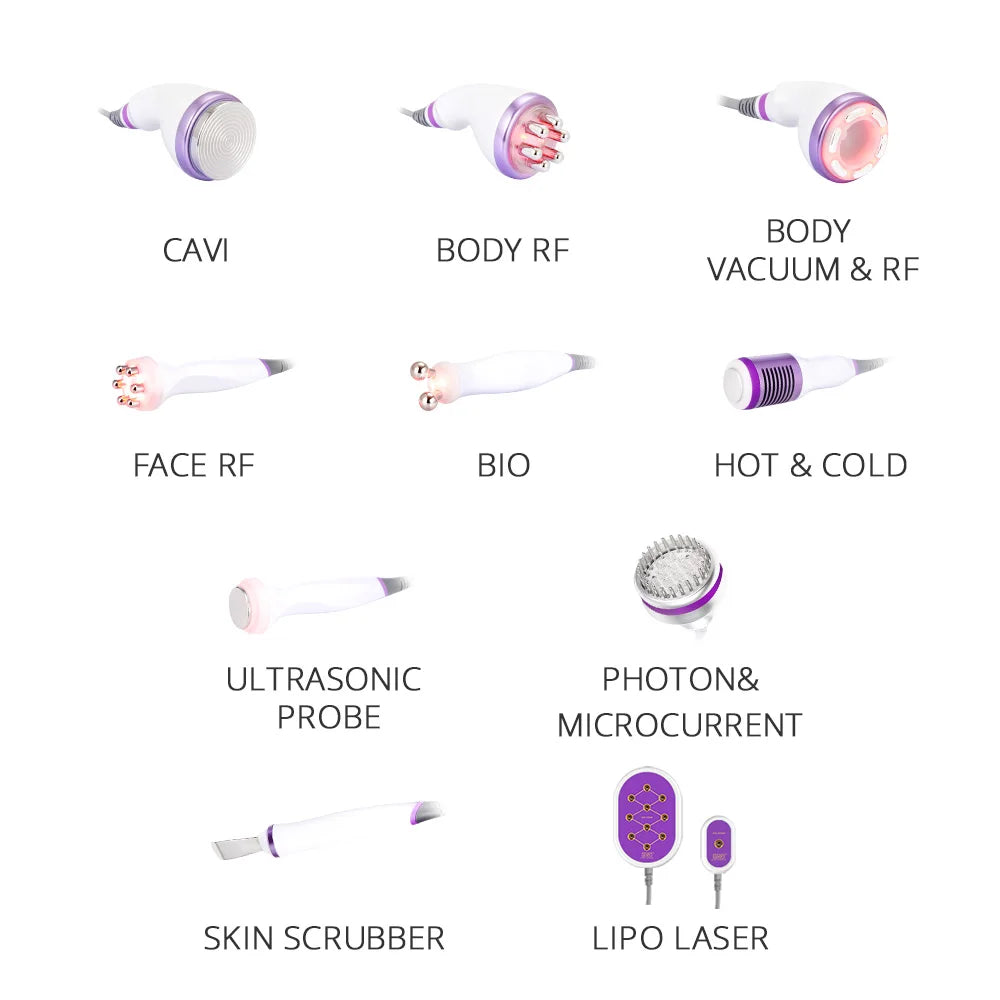 Aristorm 10 in 1 Cavitation Vacuum Fat Loss Beauty Machine