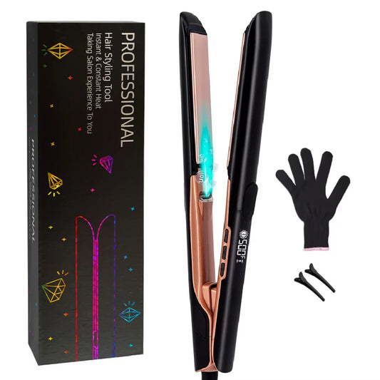 RUCHA Plasma Flat Iron 500F Hair Straightener Keratin Treatment For Frizzy Hair