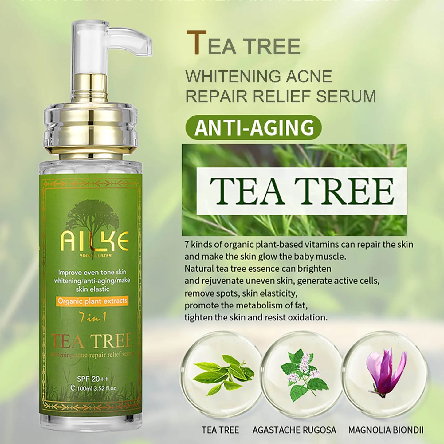 AILKE Hydrating and Brightening Serum For Dark Spots and Wrinkles