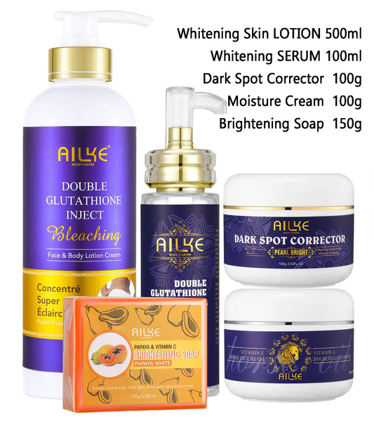 AILKE Glutathione 5 In 1 Skin Care Kit For Brightening