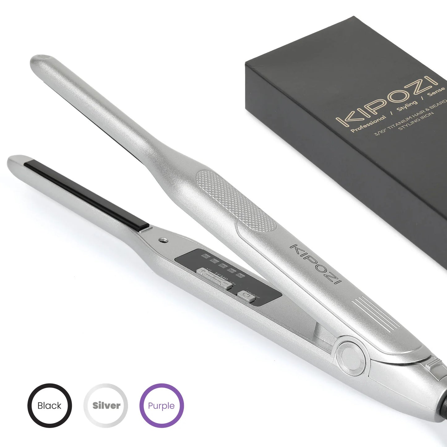 KIPOZI Titanium Hair Straightener Dual Voltage Flat Iron